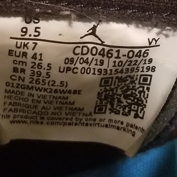 Nike Air Jordan 1 High OG UNC to Chicago Sneakers. Women Size 9.5. Boys Size 7.5 - Picture 9 of 12